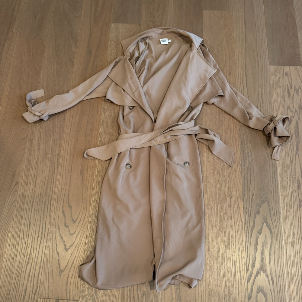 Stylish Tan Trench Coat
